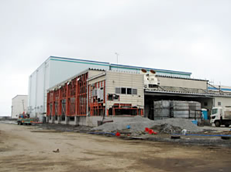 (津波で壊された建物) 